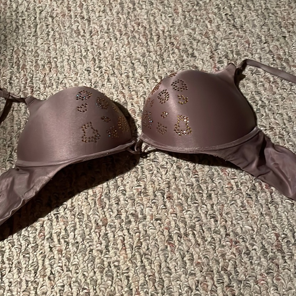 Purple bra